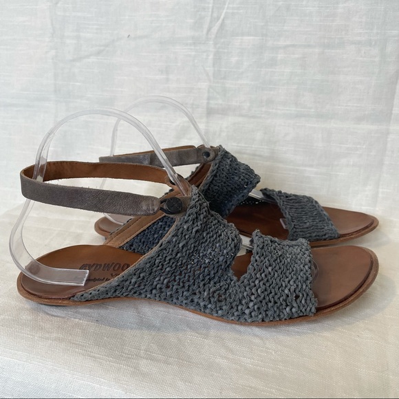 Cydwoq Shoes Cydwoq Brave Sandals Vintage Line Woven Leather Denim